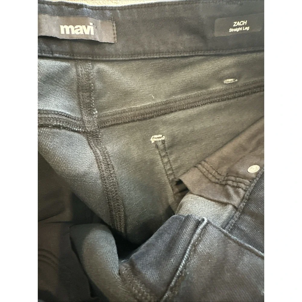 Mavi Jeans Mens 38X32 Zach Dark Williamsburg‎ Straight Leg Stretch Denim NEW